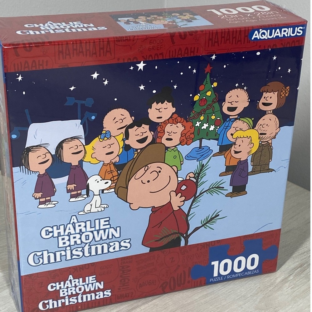 Aquarius Peanuts A Charlie Brown Christmas 1000 Piece Jigsaw Puzzle NEW SEALED